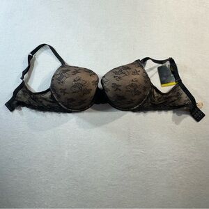 Victoria’s Secret BioFit Unlined Full Coverage, Black Lace, 38D